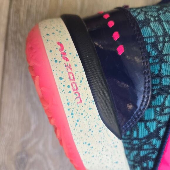 Nike LeBron NXXT Gen AMPD Basketball Shoes FJ1566-300 Men's 8.5 teal pink wht - Picture 4 of 8